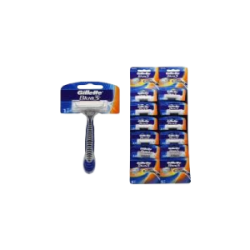 GILLET BLUE 3 RAZOR 10P CARD