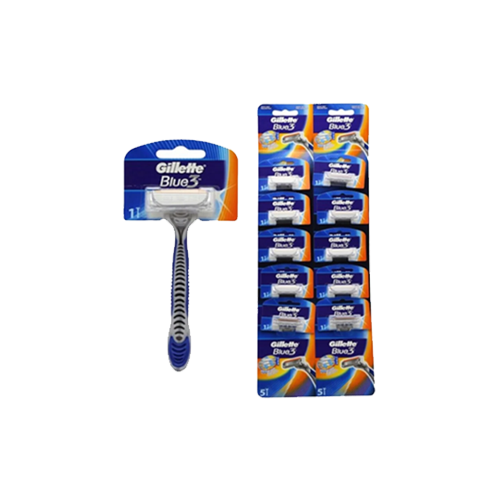 Gillet Blue 3 Razor 10P Card