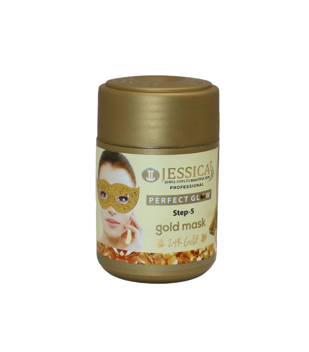 Jessica Facial Jar(L) Gold Mask