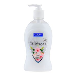 Lucky H/Wash White Pearls 400ml