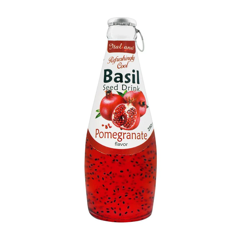 Italiano Basil Seed Drink Pomogrenate 290ml