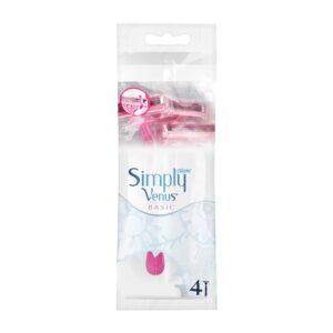 Gillette Blue Simply Venus Razor 4P Card