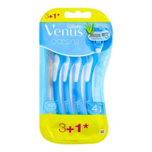 Gillette Blue Venus Oceana Razor 4P Card