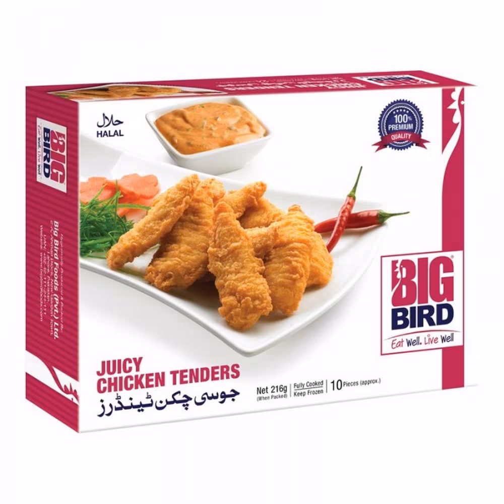 Big Bird Juicy Chicken Tenders 216g