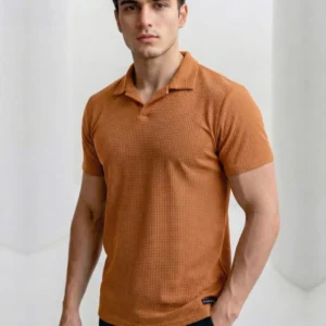 Wearium Rib Knit Polomlaroon