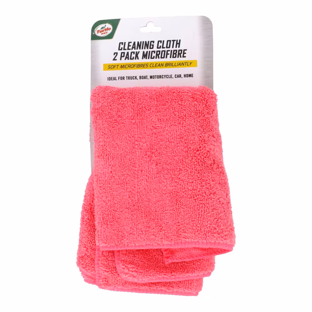 Turtle Wax Cleaning Cloth 2Pack Microfiber
