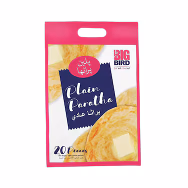 Big Bird Plain Paratha 20-Pcs 1600g