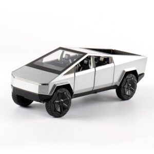 Pull Back Metal Car With Light/Sound Cyber Truck(24)
