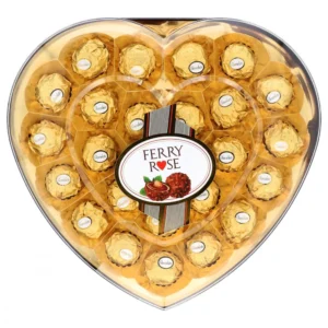 Chocolove Chocolate T-24 Heart Shaped Chocolate 300g