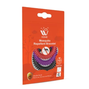Wbm Mosquito Repellent Bracelet Black Purple Red 3Pcs