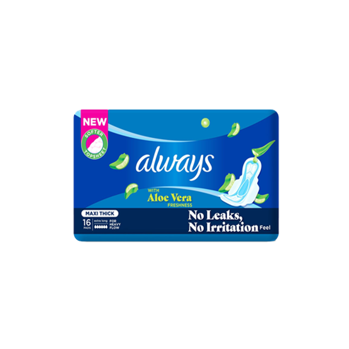 Always Aloe Vera Freshness 16Pads