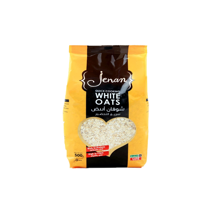 Jenan White Oat Pouch 500g