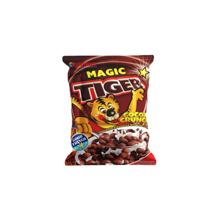Magic Tiger Breakfast Cereal (Pouch) Chocolate Cocoa Crunch 125g