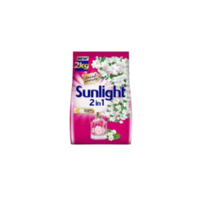 Sunlight 2In1 Jasmine Fresh Detergent Powder(Pink) 2Kg