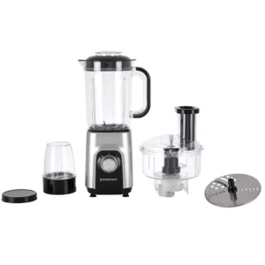 Westpoint Blender/Chopper/Grinder/Slicer ( Silver Color ) Wf-443