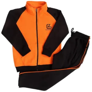Wearium Track Suit Child Black Orange