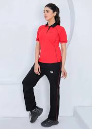 Wearium Swift Polo Set (Red Polo + Trouser Set)