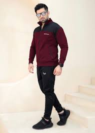 Wearium Runner'S Pro (Maroon Black Dri Fit Set)