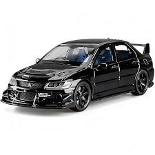 Pull Back Metal Car With Light/Sound Mitshubishi Lancer