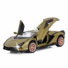 Pull Back Metal Car With Light/Sound 1:32 Lamborghini