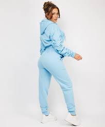 Wearium Track Suit Female Sky Blue