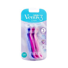Gillette Venus Color Razor 3P Card