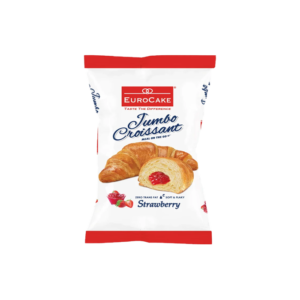 Euro Cake Jumbo Croissant Strawberry 50g