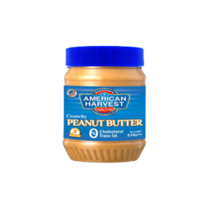 American Harvest Peanut Butter Crunchy Blue 510g