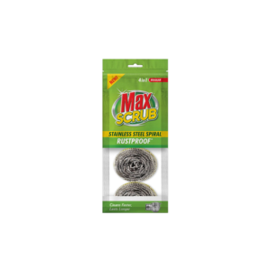 Max Scrub Stainless Steel Regular 4In1