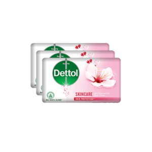 Dettol Soap Skin Care 3Pack  80g