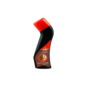 Kiwi Leather Liquid Shoe Polish Dark Tan 75ml